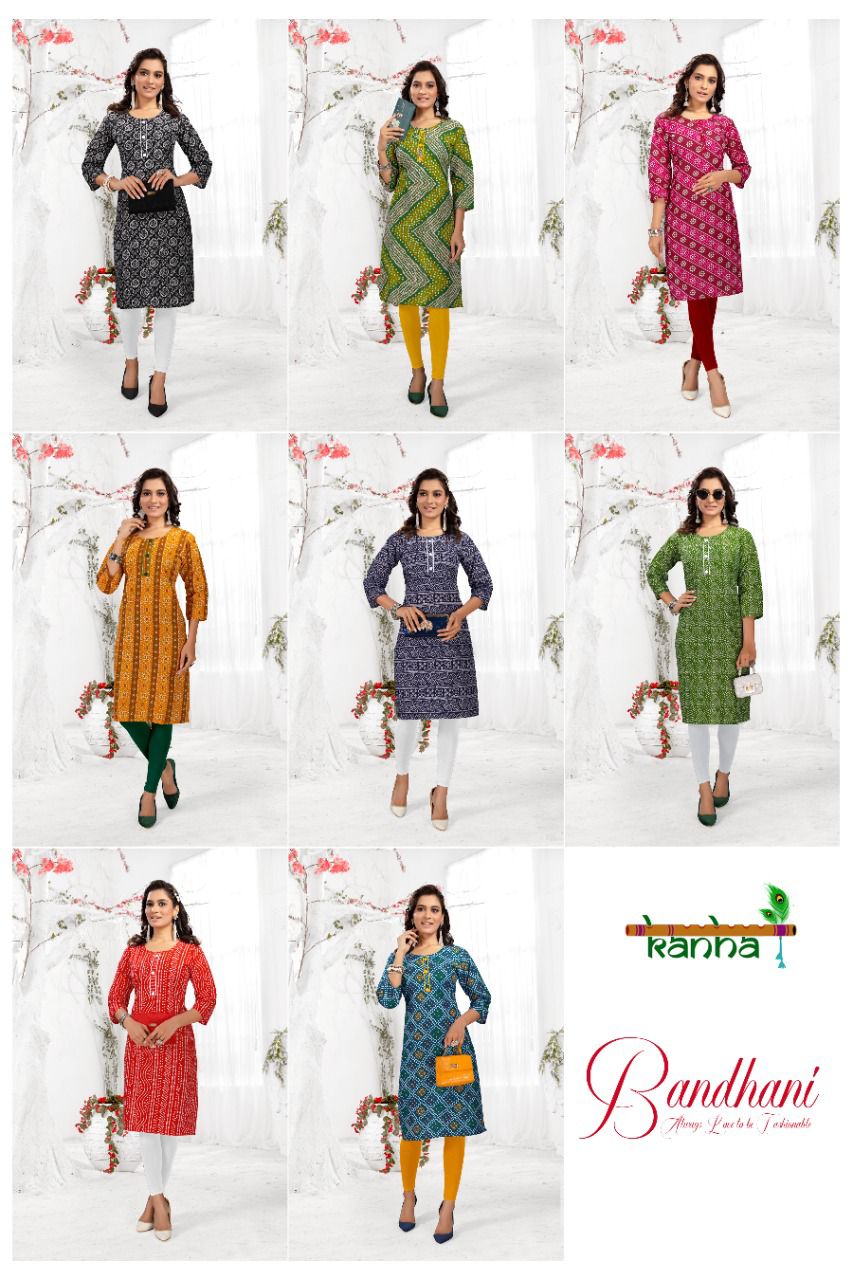 Kanha Batik  Wholesale Kurtis Regular Wear Collection